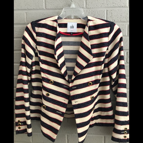 CAbi striped button up jacket. - Picture 2 of 4